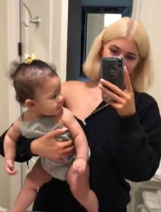 Stormi Webster Proves Shes Already A Fan Of Kylie Jenners Makeup